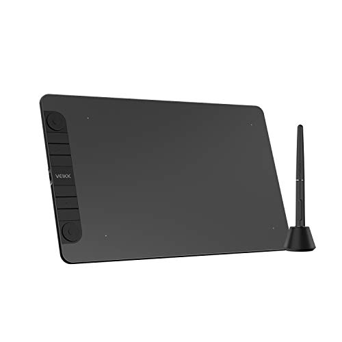 Amazon.co.jp: VEIKK ペンタブレット 10x6インチ作業領域 電池不要ペン
